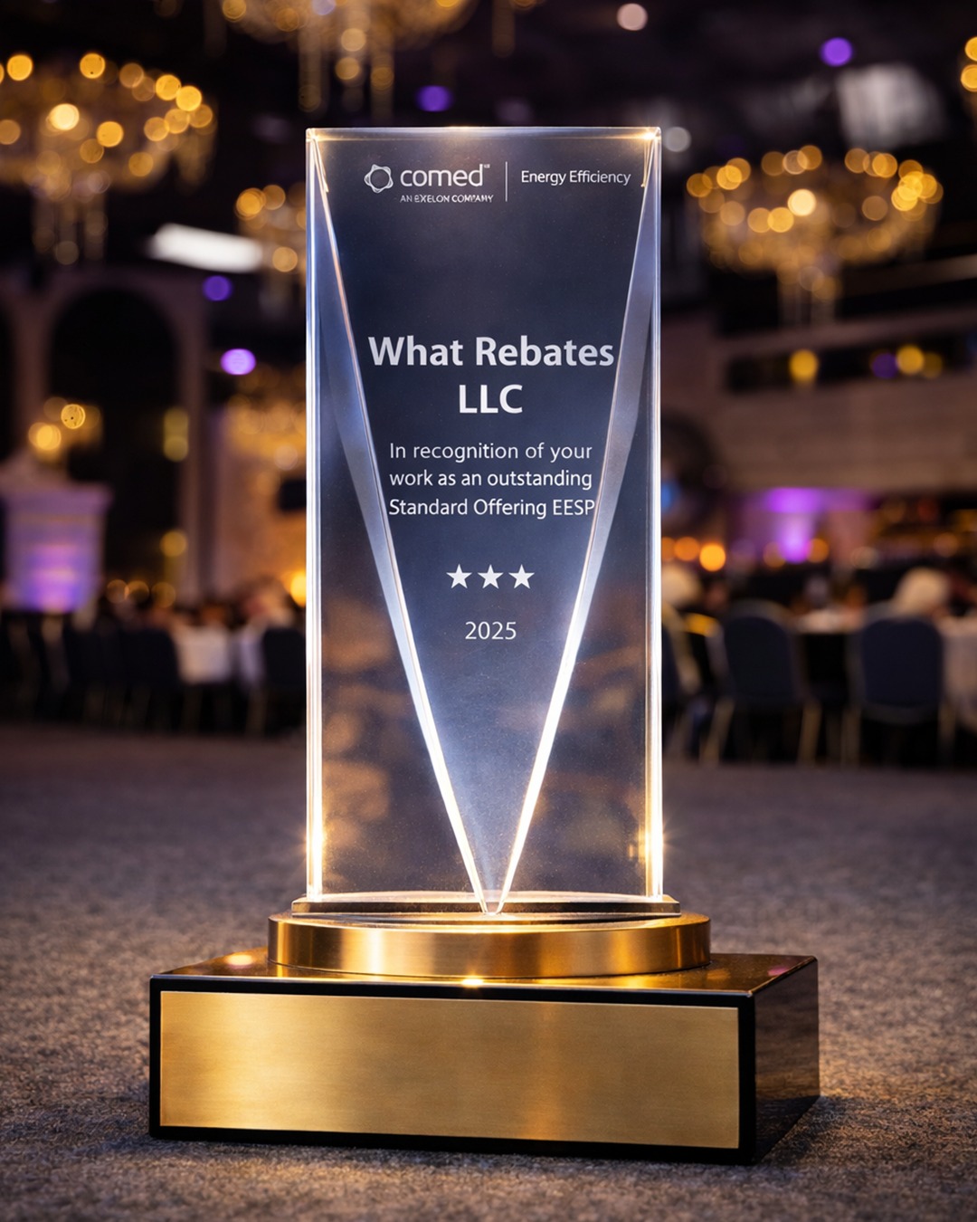 What Rebates award recognition